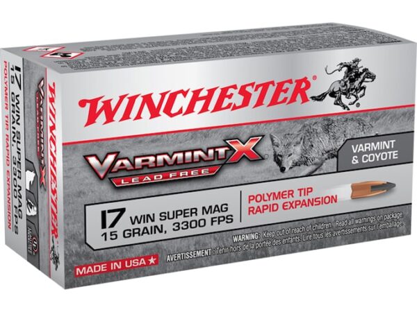 Winchester Varmint X Ammunition 17 WSM Ammo